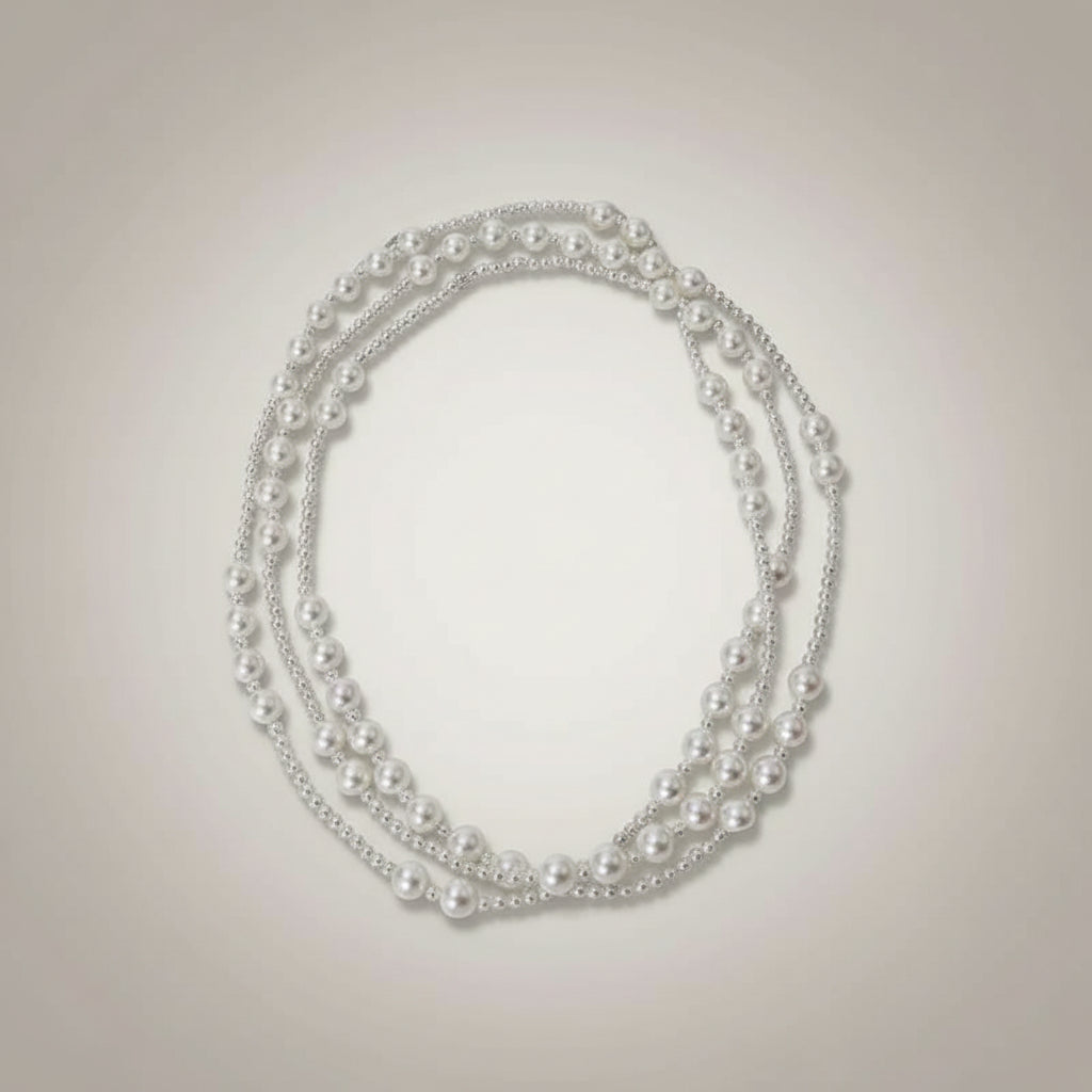 Vintage longo multi camadas colar de pérolas para mulheres temperamento colar corrente camisola colares luxo jóias presente