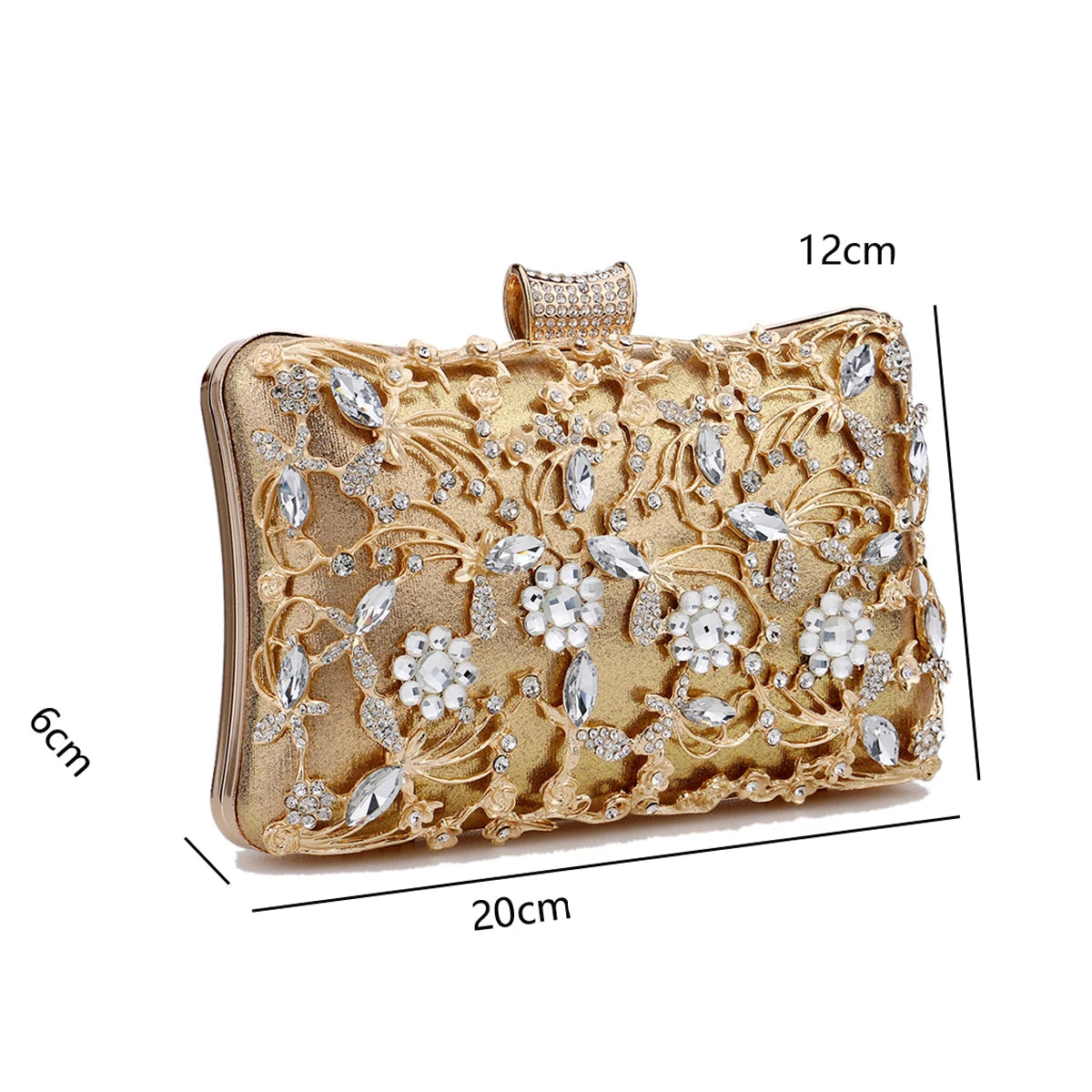 Nova chegada feminina dia embreagem oco estilo diamantes festa sacos de noite rosa cor misturada casamento nupcial bolsas com corrente