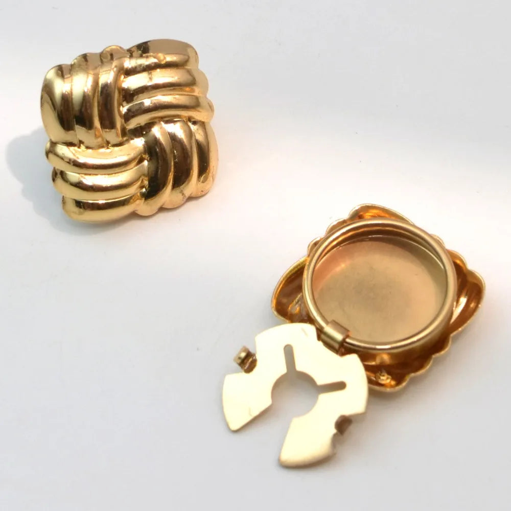 2 pçs botão capa abotoaduras para mulheres e homens moda liga camisa manga colarinho clipes acessórios de decoração