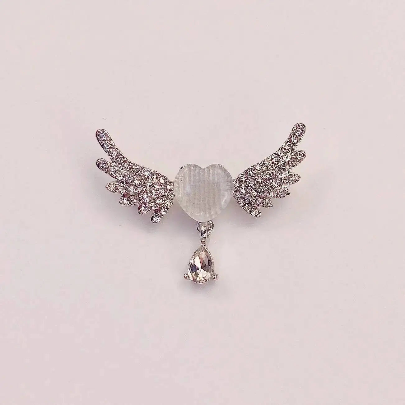 Casaco jóias acessórios colar anti explosão broche excelente cristal asa broches qualidade liga pérolas borla broche fivelas