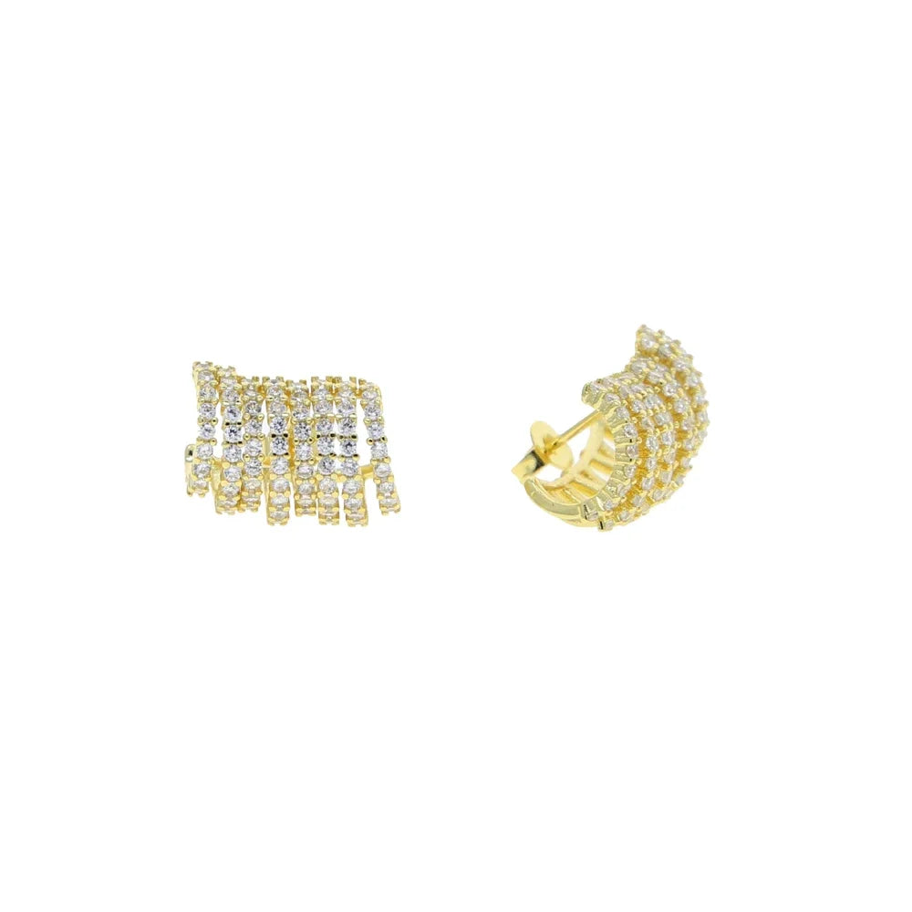 2025 alta qualidade micro pave bling cz cluster brinco sparking lindo feminino casamento noivado presente jóias