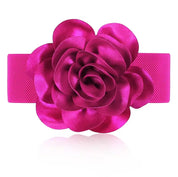 3d flores cinto feminino cor sólida versátil elegante retalhos moda novo 2023 feminino estilo chique roupas femininas 15kb4668