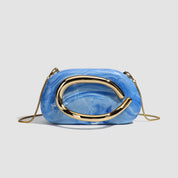 2025 nova bolsa feminina caixa redonda portátil saco de banquete mini ombro crossbody saco retro versátil corrente saco do telefone