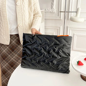 Laptop Sleeve Bag para mulheres, estojo Puffer, tampa da embreagem, saco do notebook, MacBook Pro 14 ", MacBook Air 13"