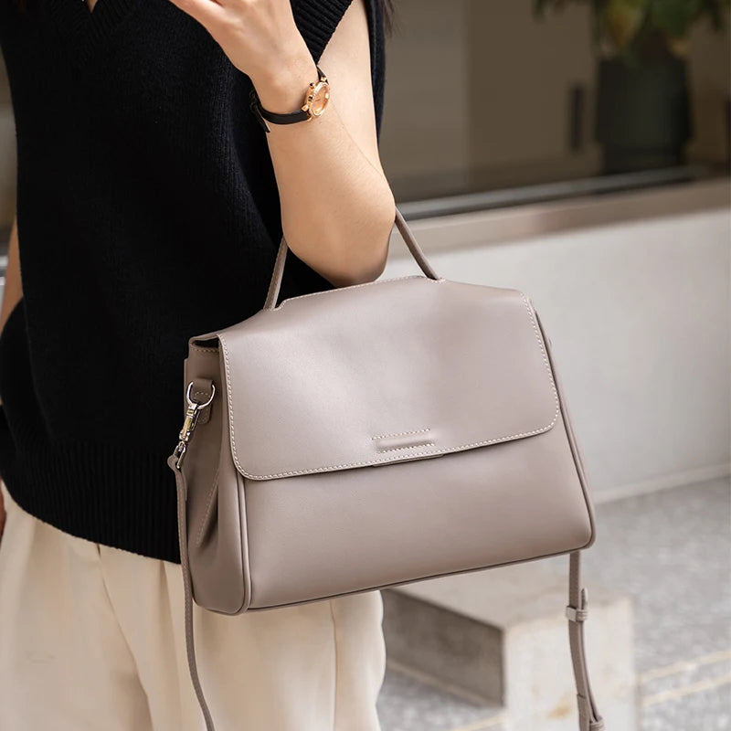 Bolsa de ombro de couro genuíno das mulheres moda feminina luxo designer bolsas senhoras viajando grande capacidade balde sacos