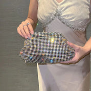 Luxo glitter nuvem saco de mão feminina cristal brilhante strass diamante saco noite festa casamento bolsa embreagem sacos ombro