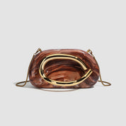 2025 nova bolsa feminina caixa redonda portátil saco de banquete mini ombro crossbody saco retro versátil corrente saco do telefone