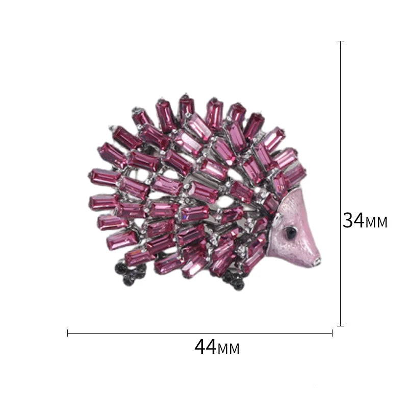 Esmalte Hedgehog Broches para Mulheres, Pins Pequenos Animais, Acessórios para Jóias, Presentes para Amigos, Festa de Escritório, Unissex
