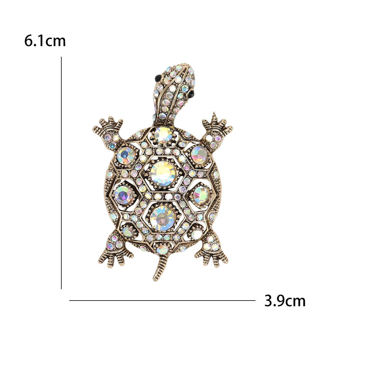 Alfinetes de tartaruga esmaltados para mulheres unissex strass mar animal broches escritório festa amigo presentes joias acessórios