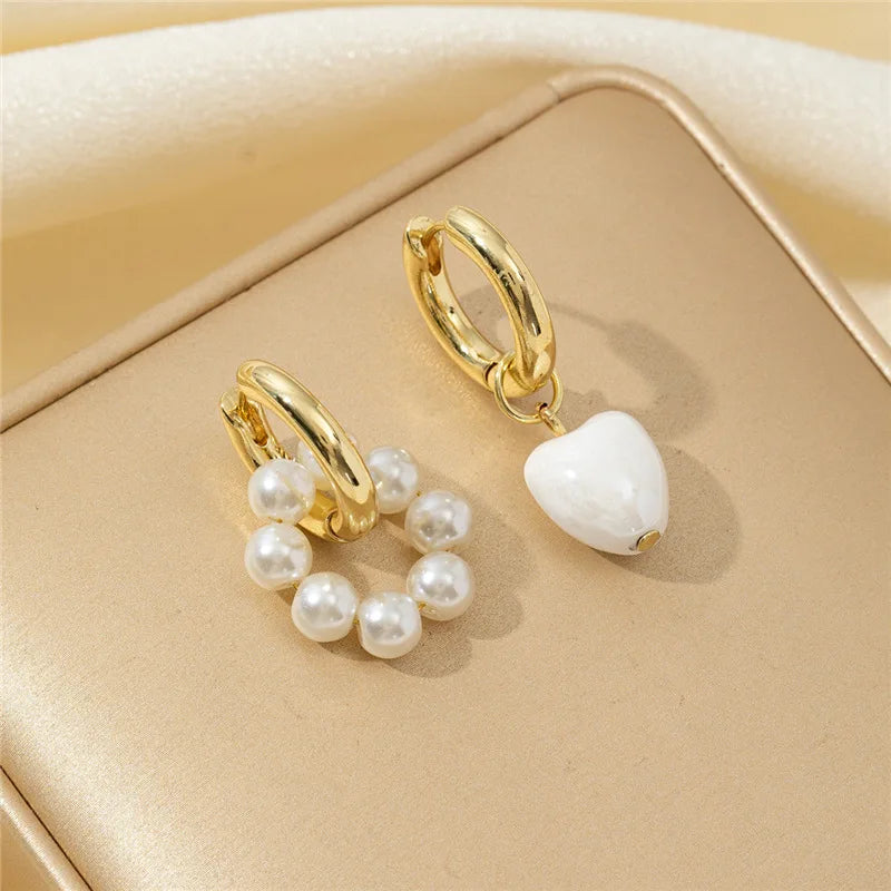 2024 boêmio moda declaração borla pérola círculo hoop brincos para mulheres meninas elegante jóias de casamento presente