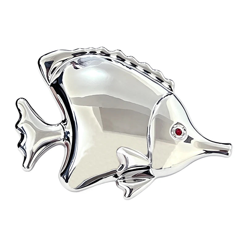 Broche Peixe com Strass Design Elegante Feminino