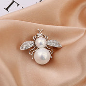 Skeds clássico vintage grande strass abelha broches pinos para mulheres luxo cristal inseto jóias terno roupas broche pino emblemas