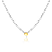 Shinny conjunto de jóias de pedra de cristal completo para mulheres luxo amor coração zircônia cúbica tênis pulseira gelada para fora corrente colar casamento