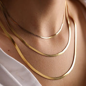 Pvd banhado a ouro 316l colar de aço inoxidável 2 3 4 5mm de largura colar de corrente de cobra para acessórios femininos atacado
