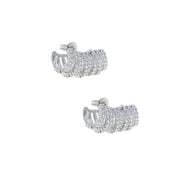 2025 alta qualidade micro pave bling cz cluster brinco sparking lindo feminino casamento noivado presente jóias