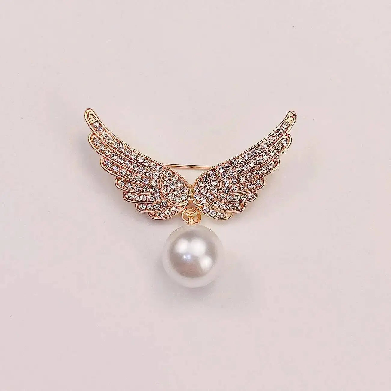 Casaco jóias acessórios colar anti explosão broche excelente cristal asa broches qualidade liga pérolas borla broche fivelas