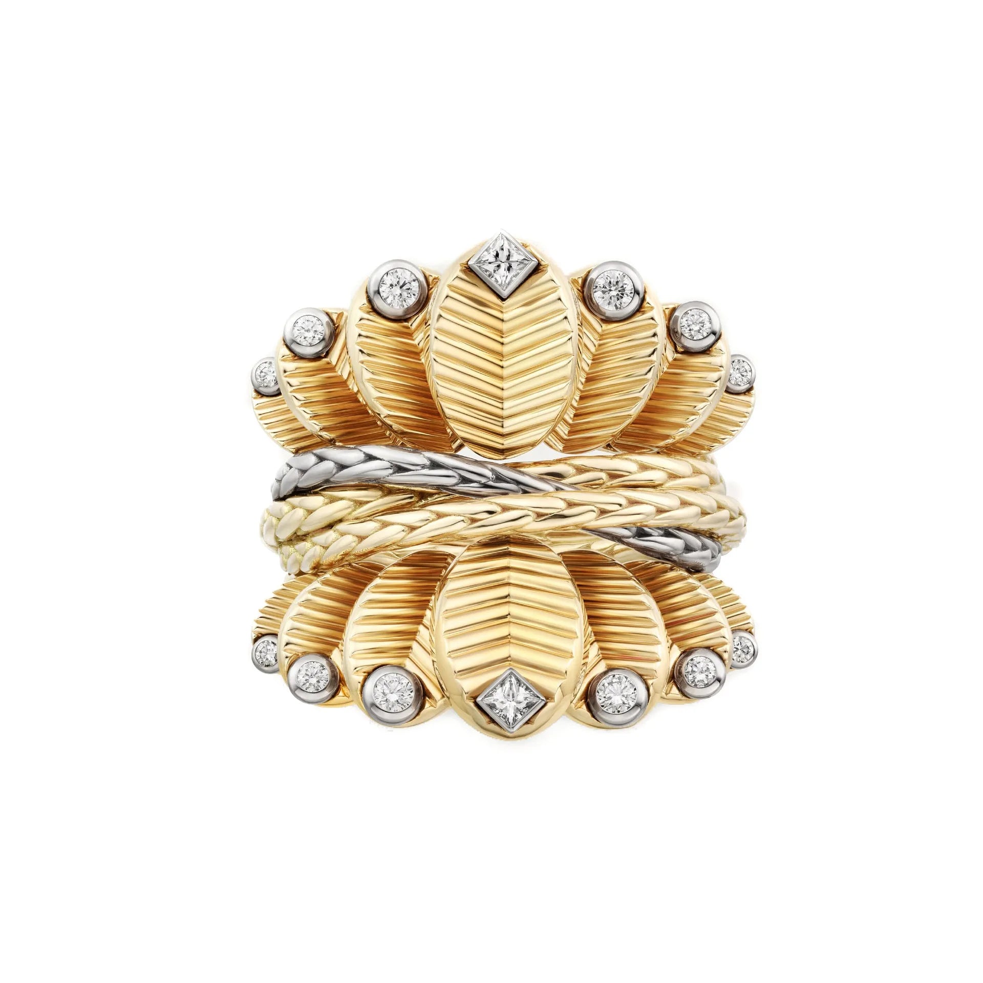 Design de inspiração cameo retro folha pena anéis para mulheres estilo tribunal requintado anel de luxo encantos banquete jóias presente