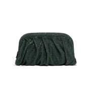 Glamourosa bolsa de noite com pérolas e strass para mulheres |   Embreagem elegante para performance em palco |   Bolsa brilhante para festa de casamento e baile 
