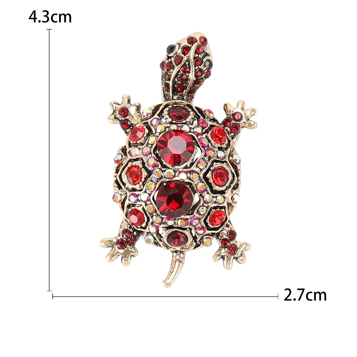 Alfinetes de tartaruga esmaltados para mulheres unissex strass mar animal broches escritório festa amigo presentes joias acessórios