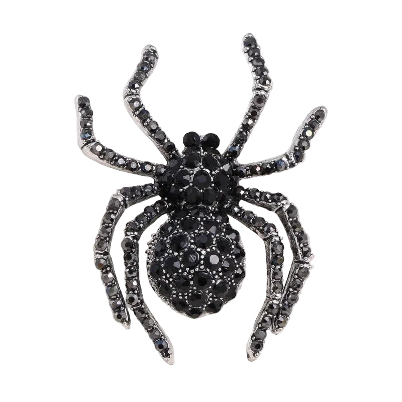 Mulheres aranha broches vintage inseto pino casaco suéter jóias
