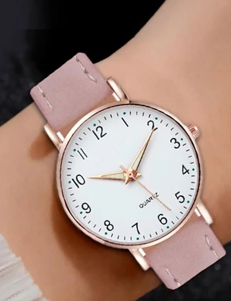 Senhoras diamante-cravejado luminoso retro feminino relógio de couro cinto relógio de quartzo feminino simplicidade decoração casual relógios de pulso