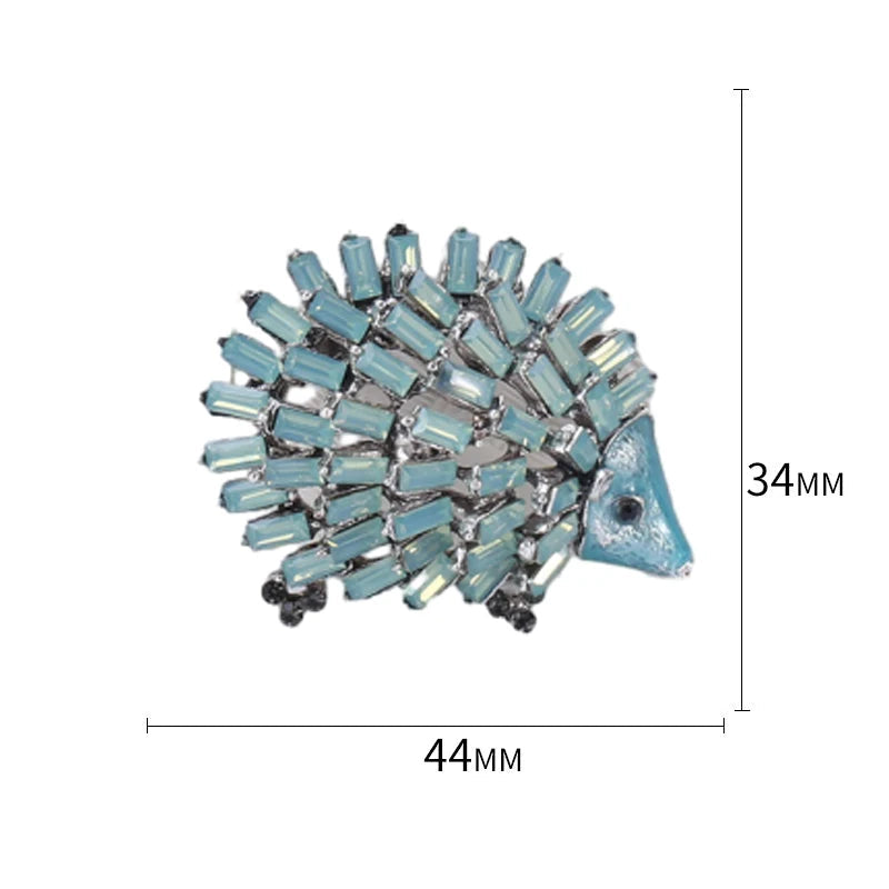 Esmalte Hedgehog Broches para Mulheres, Pins Pequenos Animais, Acessórios para Jóias, Presentes para Amigos, Festa de Escritório, Unissex
