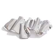 Yhpup Geometria Abstrata Moda Metal 18k Ouro PVD Banhado Broche Pin Roupas Acessórios Charme À Prova D 'Água Jóias Unissex