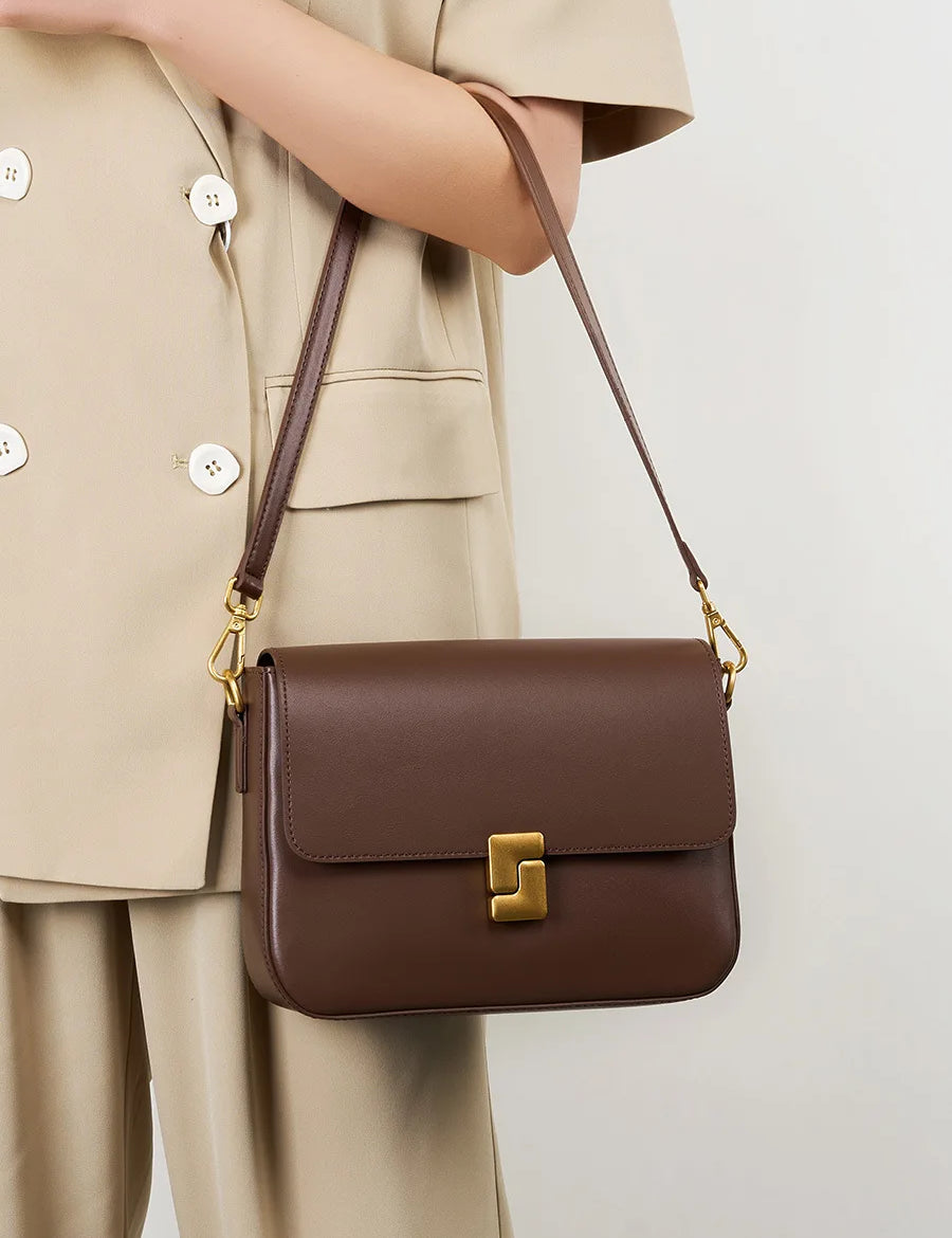 100% couro dividido bolsa de ombro feminina moda pequena praça axila saco de alta qualidade das mulheres commuter crossbody saco