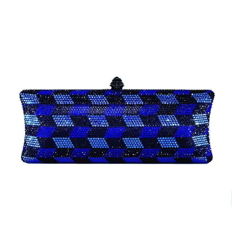 Xiyuan mulheres cheio de diamante saco noite luxo designer casamento nupcial bolsa rosa vermelho cristal festa bolsas linda corrente embreagem