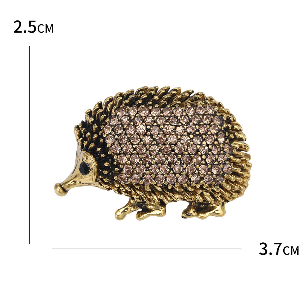 Esmalte Hedgehog Broches para Mulheres, Pins Pequenos Animais, Acessórios para Jóias, Presentes para Amigos, Festa de Escritório, Unissex