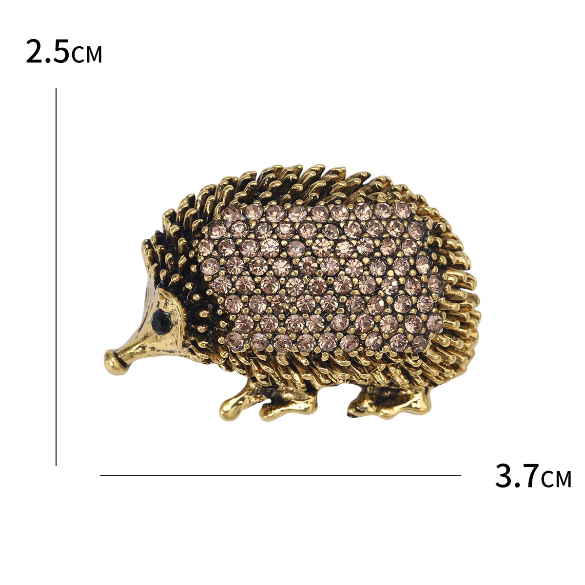 Esmalte Hedgehog Broches para Mulheres, Pins Pequenos Animais, Acessórios para Jóias, Presentes para Amigos, Festa de Escritório, Unissex