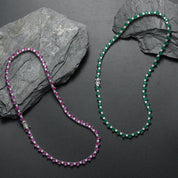 Brass CZ Colar De Corrente De Tênis Para Mulheres, 2 Cores, Joias Da Moda, Presente, BC174