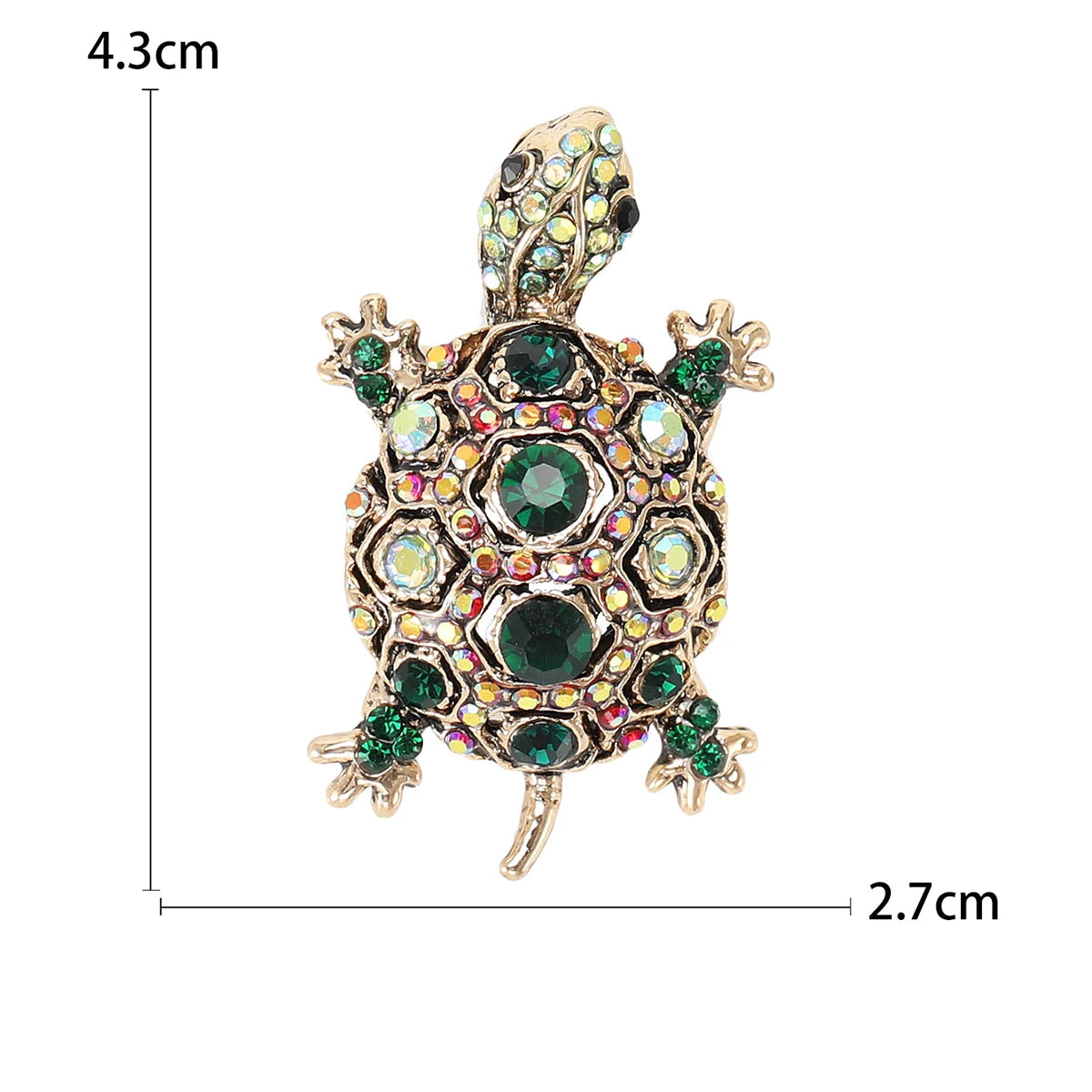 Alfinetes de tartaruga esmaltados para mulheres unissex strass mar animal broches escritório festa amigo presentes joias acessórios
