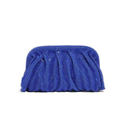 Glamourosa bolsa de noite com pérolas e strass para mulheres |   Embreagem elegante para performance em palco |   Bolsa brilhante para festa de casamento e baile 