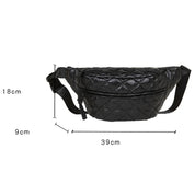 Bolsas de peito masculinas e femininas, bolsas de cintura, alças ajustáveis, bolsas crossbody casuais, adequadas para deslocamento diário