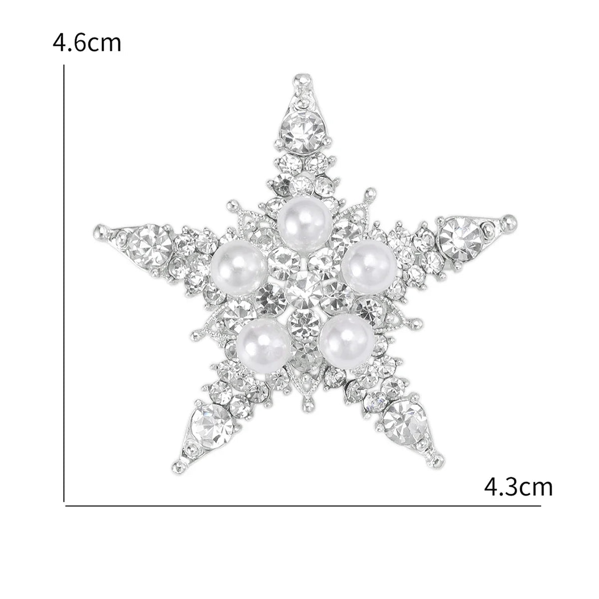 Alfinetes de estrela de tiro com borla para mulheres unissex strass estrela broches escritório festa amigo presentes acessórios de joias