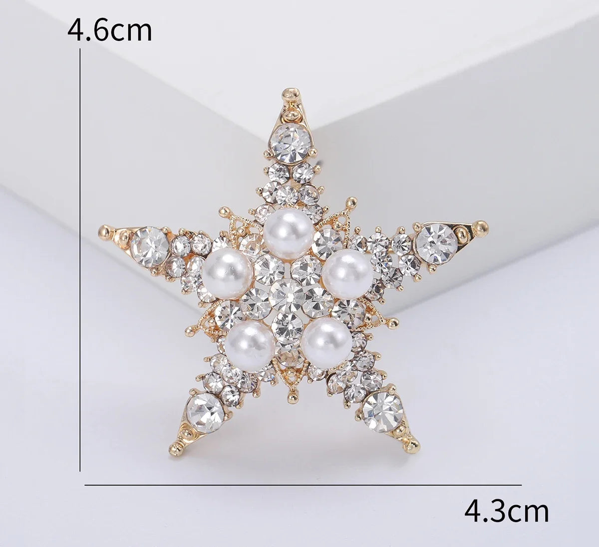 Alfinetes de estrela de tiro com borla para mulheres unissex strass estrela broches escritório festa amigo presentes acessórios de joias