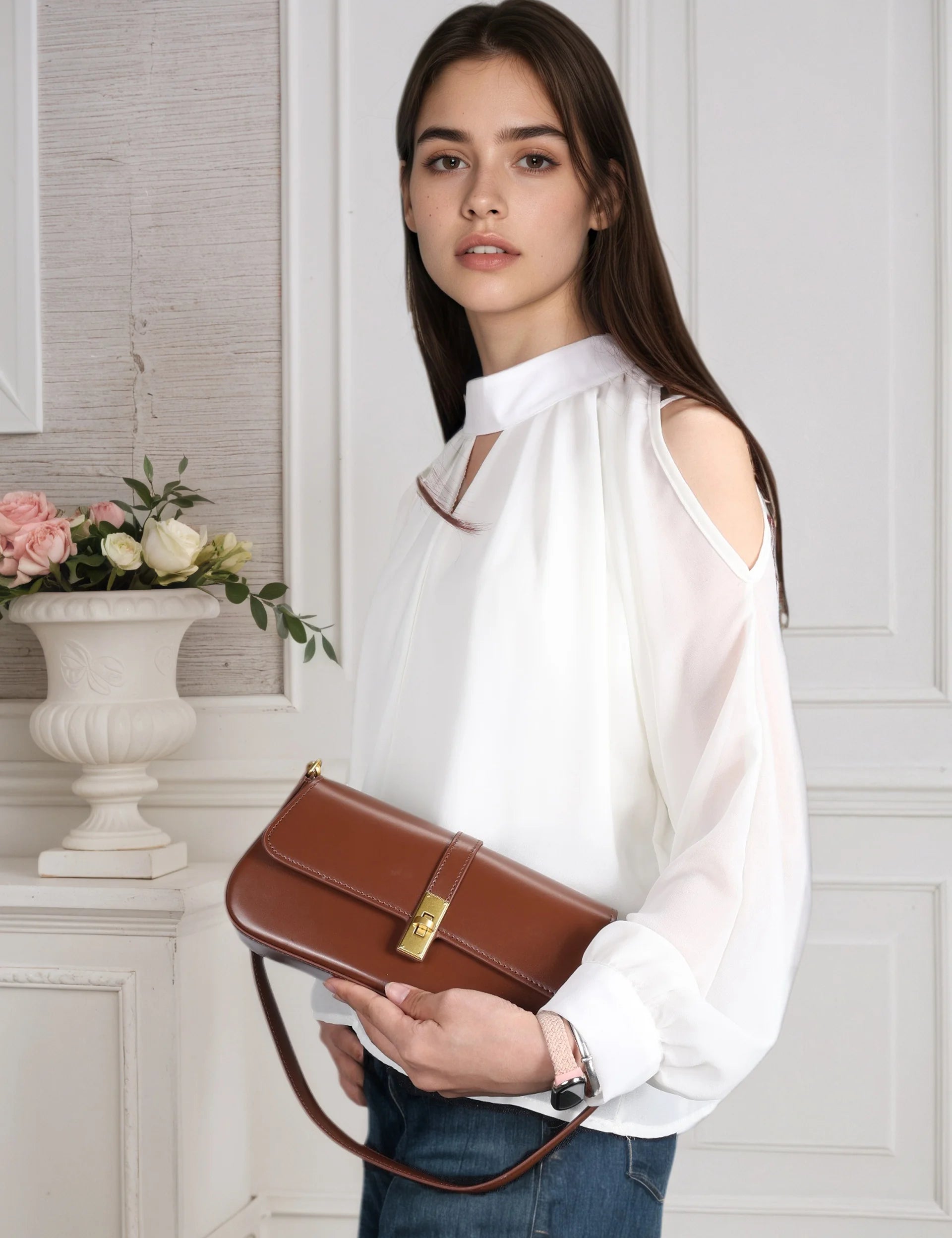 Bolsa de ombro feminina de couro de luxo designer de couro genuíno crossbody sacos quadrados de alta qualidade moda feminina bolsa