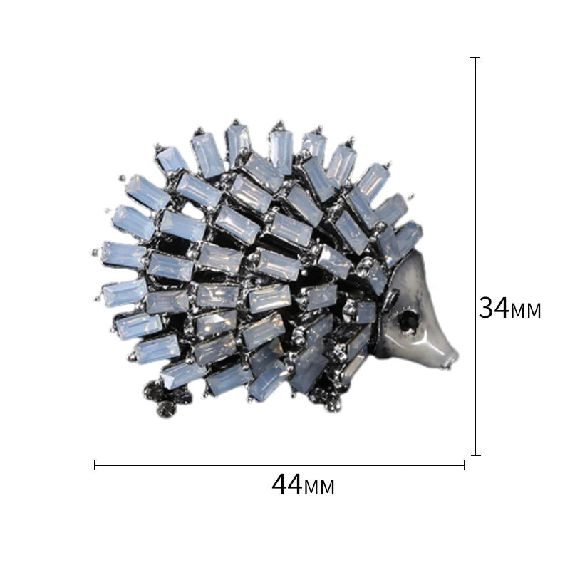 Esmalte Hedgehog Broches para Mulheres, Pins Pequenos Animais, Acessórios para Jóias, Presentes para Amigos, Festa de Escritório, Unissex