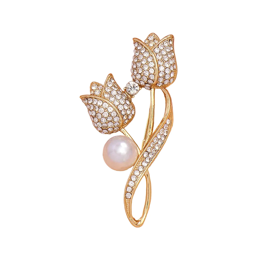 Broche Tulipa Design Elegante Feminino