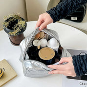 Bolsa de maquiagem de grande capacidade Bolsa de cosméticos Bolsa de higiene pessoal Bolsa de armazenamento portátil Organizador de viagem