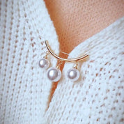 Moda elegante pérolas broche pinos para mulheres correias fixas charme seguro pino broches vestuário clipe crachá vestido fivela jóias diy