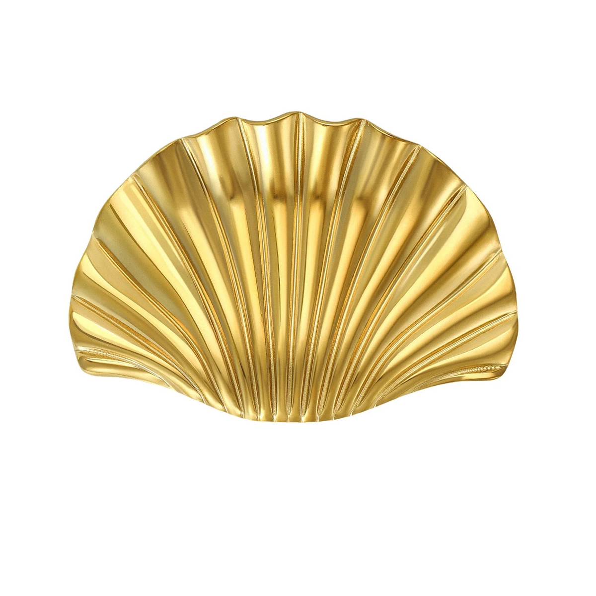 Broche Concha Metálica Elegante