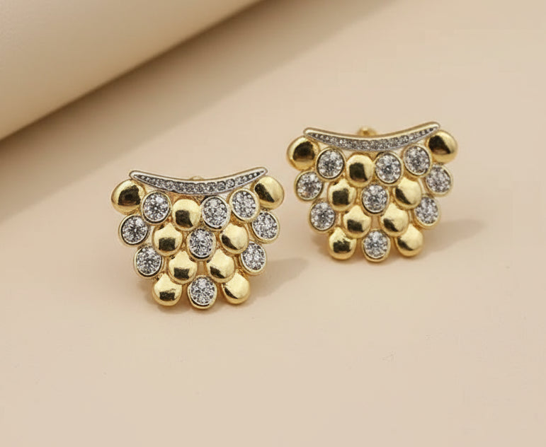 Novo design de visão luxo cristal geométrico brincos para mulheres moda marca jóias delicadas zircônia brincos