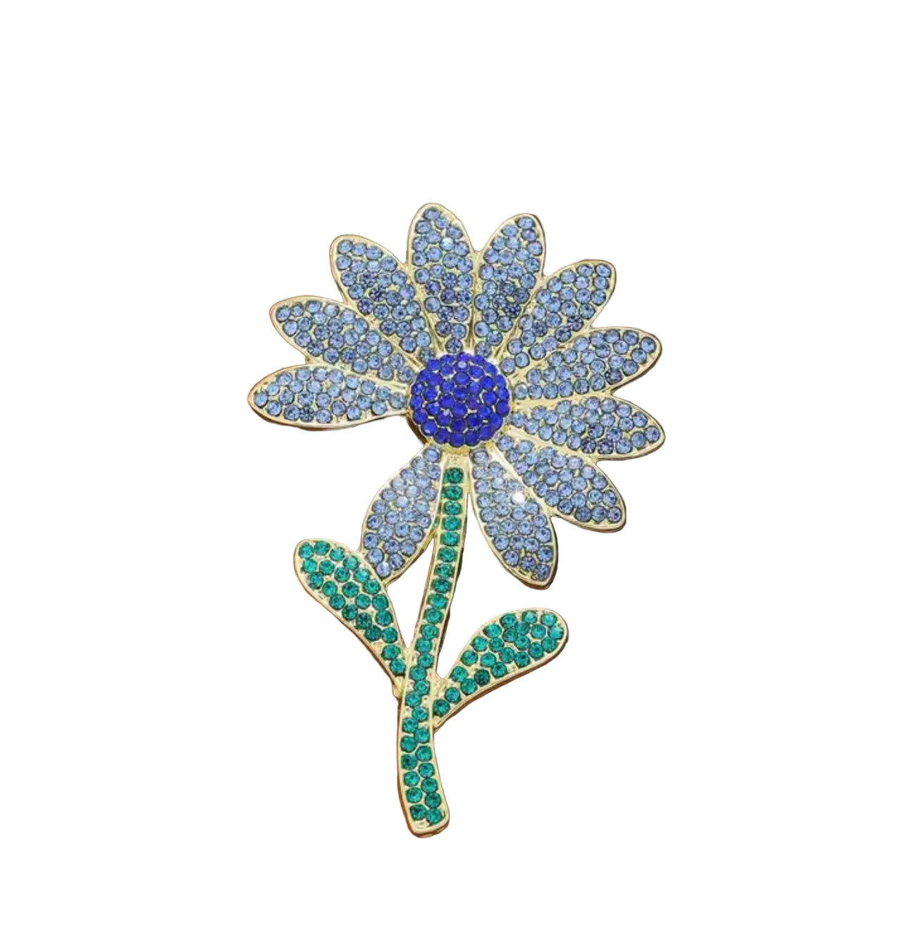 Broche Margarida com Zircônia Brilhante para Mulheres