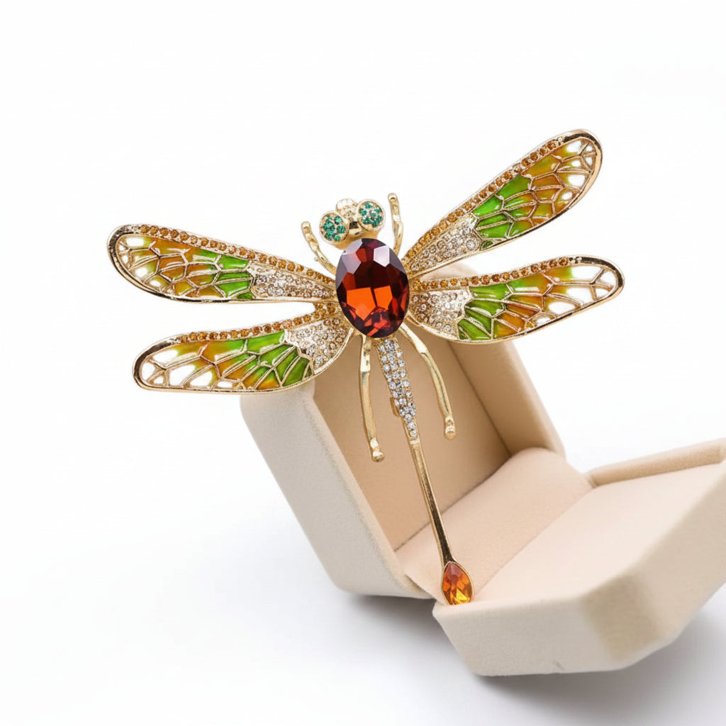 Broche Libélula Clássica Elegante