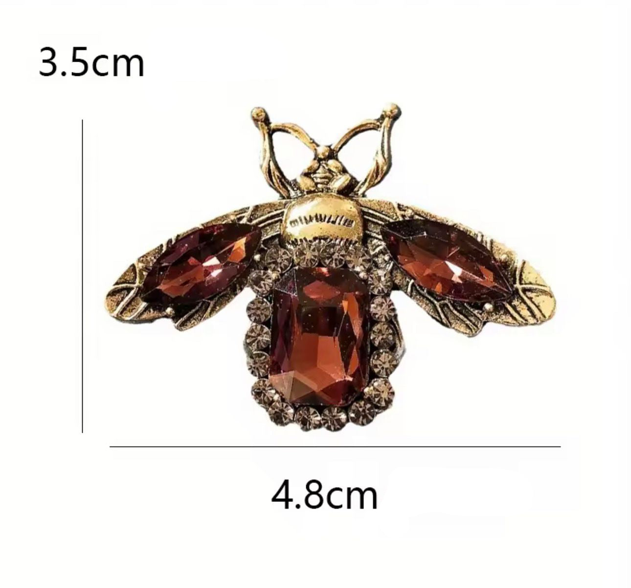 Broche Abelha Boho Luxo