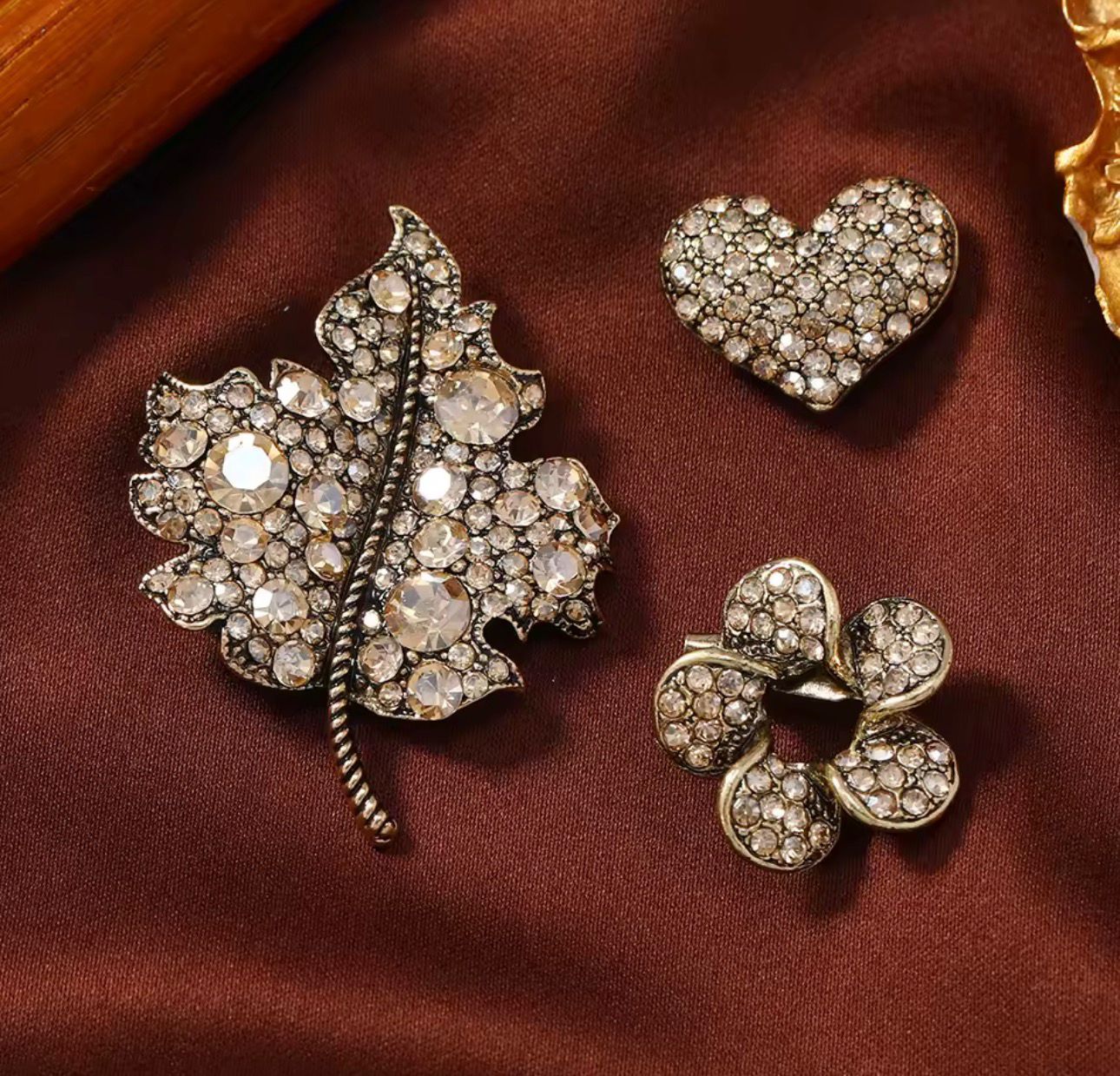 Trio de Broches Vintage