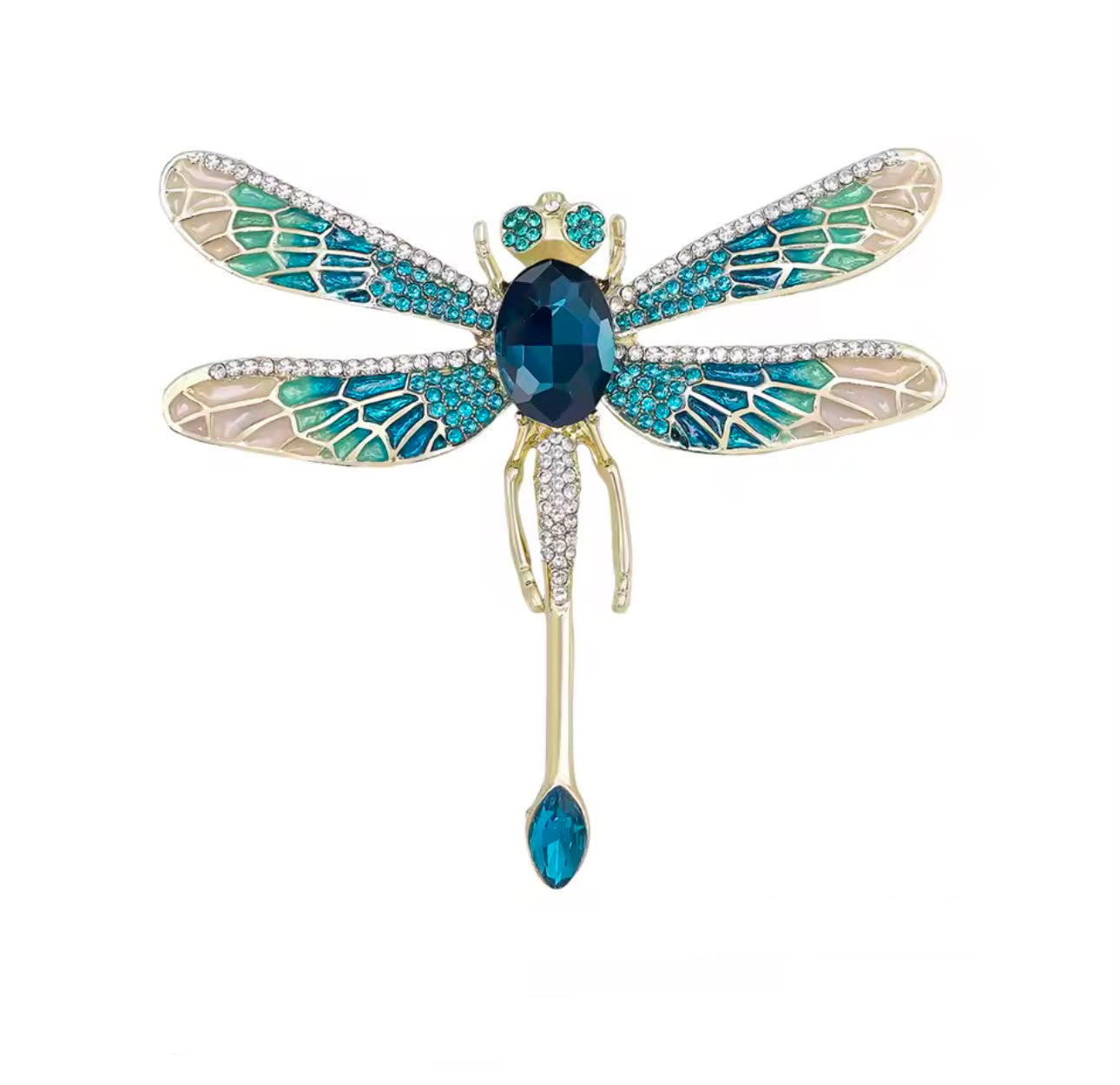Broche Libélula Clássica Elegante