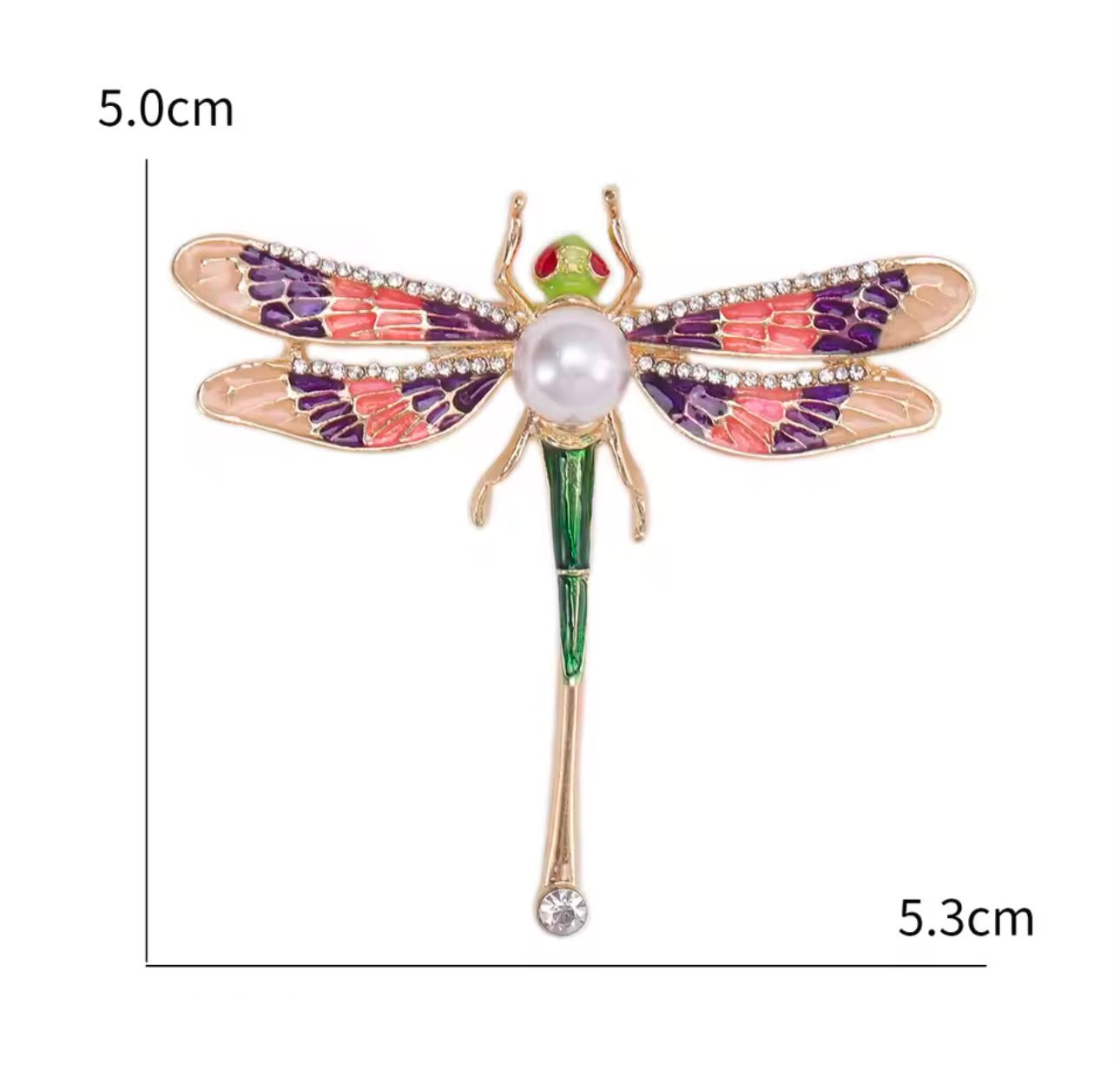 Broche Libélula Clássica Elegante
